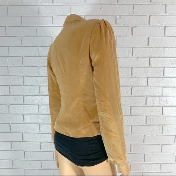 MJ Concepts Vintage Tan Women’s Blazer - Picture 3 of 5